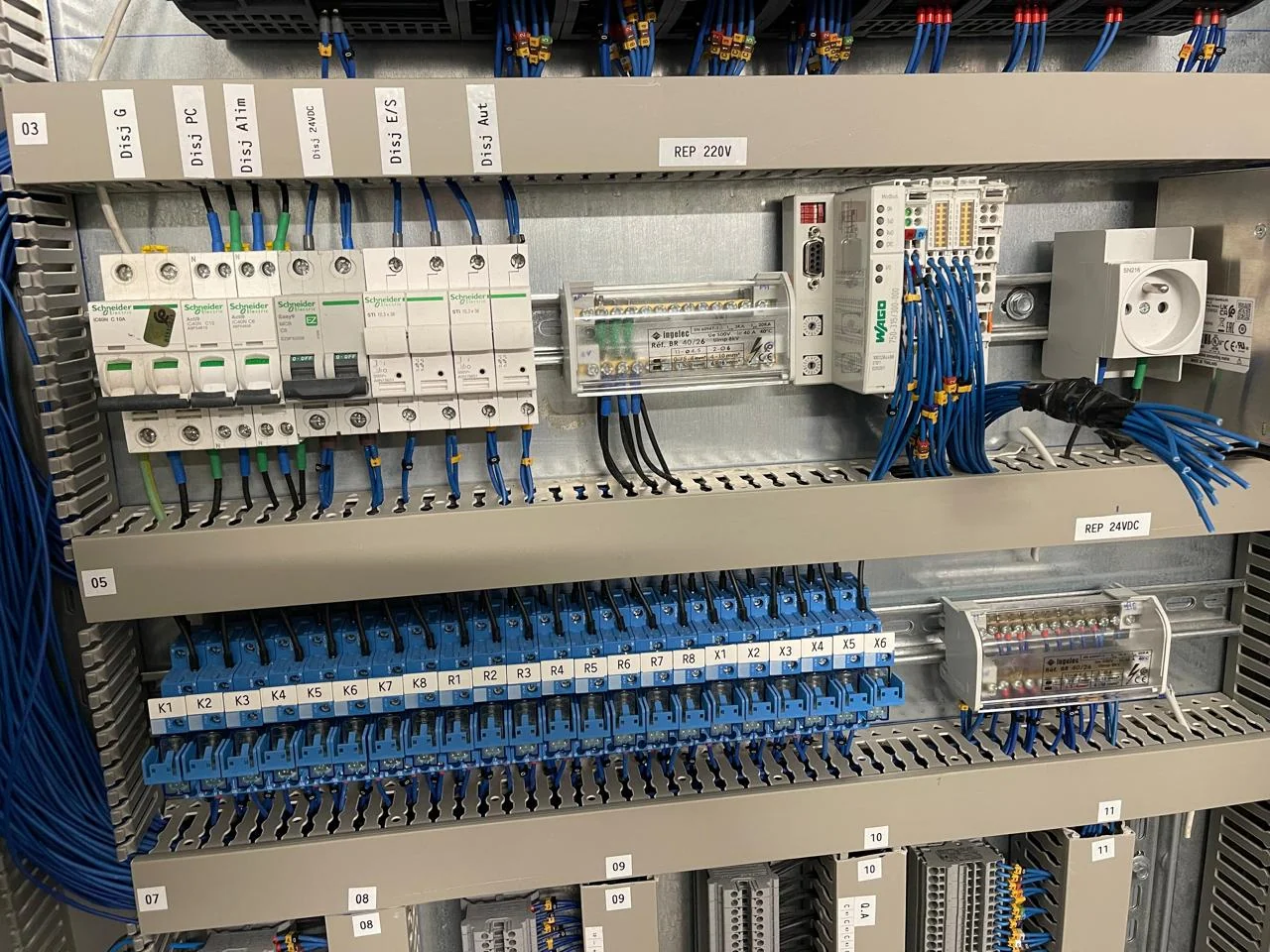 Câblage d’une armoire électrique