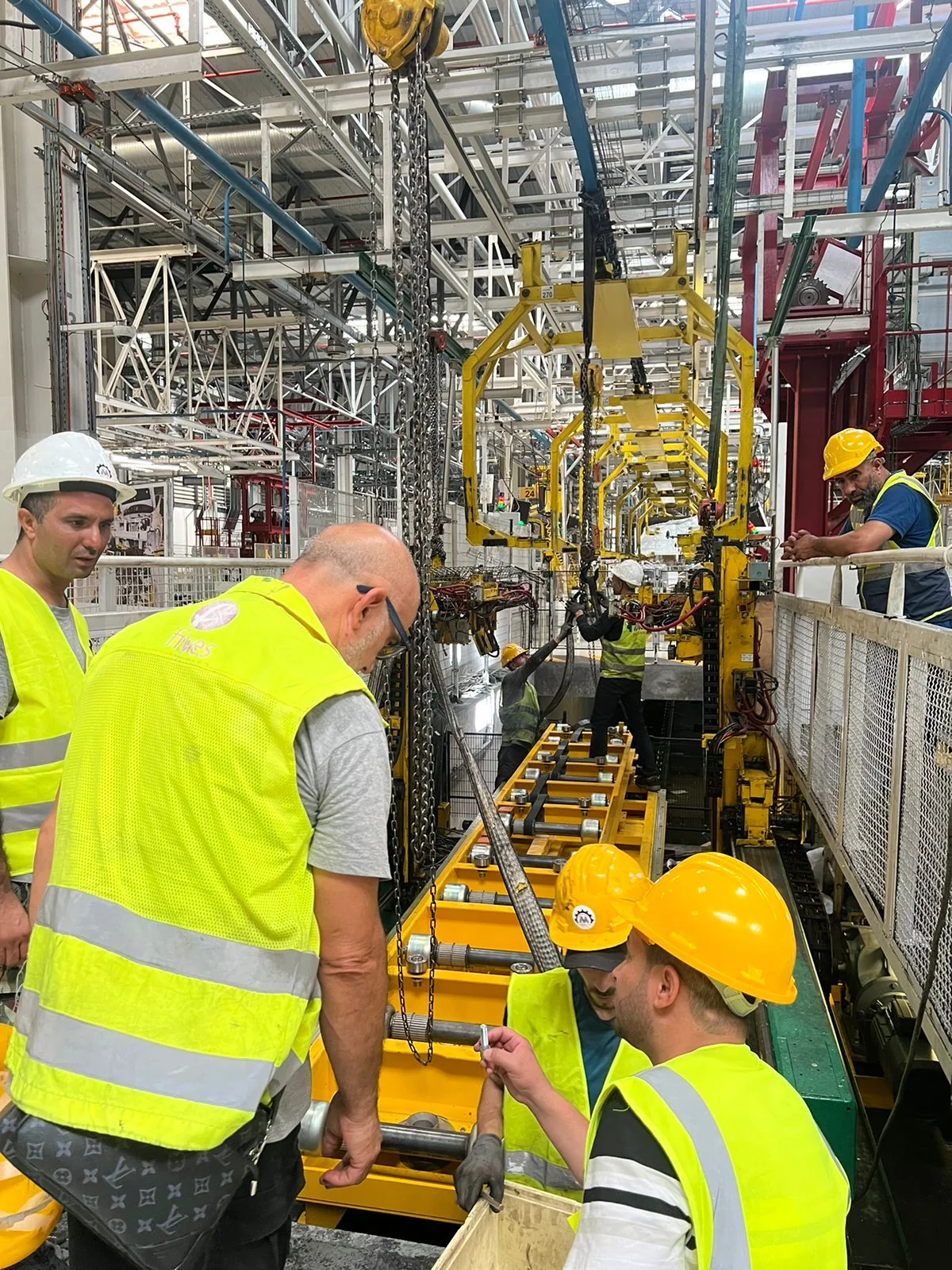 Intervention technique sur une installation industrielle